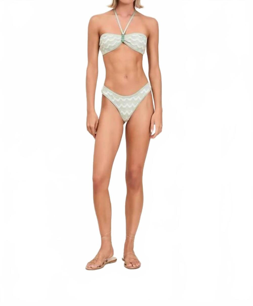 NEW DEVON WINDSOR paola cheeky bikini bottom in aloe
